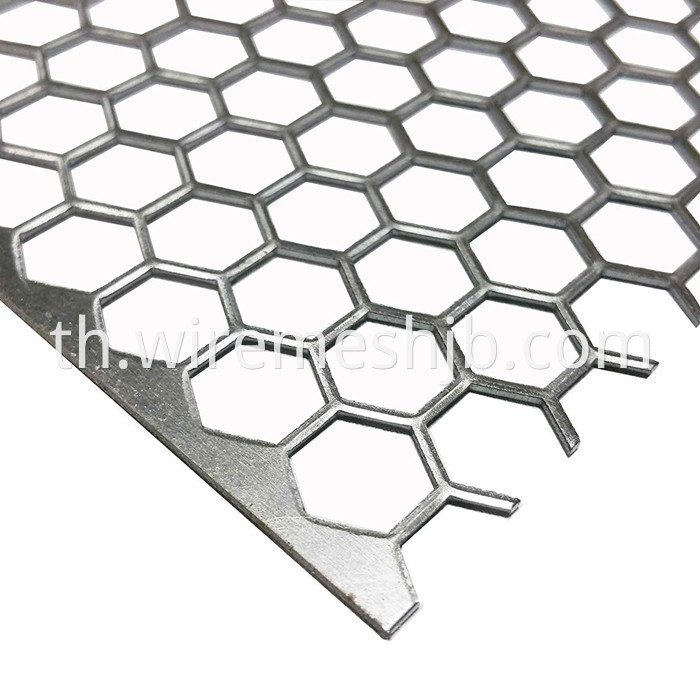 Hexagonal Perforated Metal Mesh